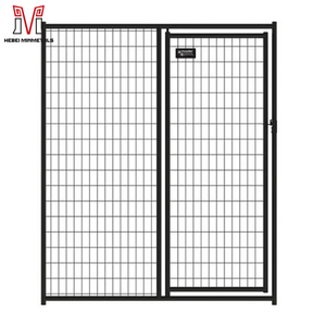 قفص كلاب كبير للاستخدام الخارجي، قابل للطي، مصنوع من الحديد، متين وقابل للتنفس - Product Image 4