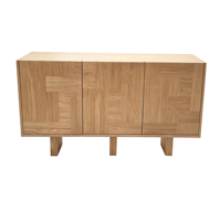 Buffet moderne en bois massif pour le salon et le rangement de la salle à manger