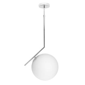 Lampadario a sospensione 1xE27 in cromo, dimensioni 35x35 cm, ideale per illuminazione decorativa e moderna. - Product Image 1
