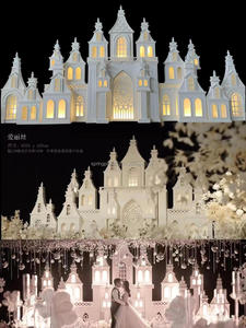 <span class=keywords><strong>Castillo</strong></span> <span class=keywords><strong>de</strong></span> Boda LUYI con Luz para Decoración <span class=keywords><strong>de</strong></span> Bodas, Flores <span class=keywords><strong>Artificiales</strong></span>, Fondo <span class=keywords><strong>de</strong></span> Escenario, Accesorio <span class=keywords><strong>de</strong></span> Boda - Product Image 6