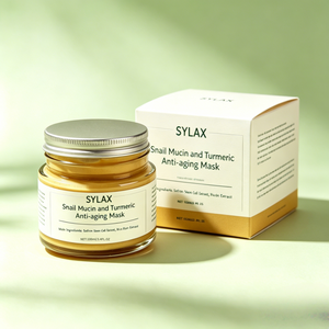 Masque visage anti-âge SYLAX avec mucine d'escargot, curcuma, soin hydratant nourrissant naturel pour femmes, anti-rides, éclaircissant - Product Image 2