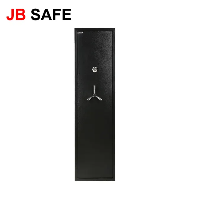 Manufacturer wholesale fire resistant safe key locker gun cabinet 5 long gun storage drawer for home
