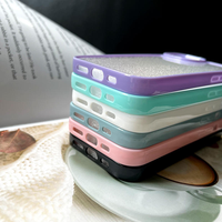 Coque de téléphone DIY antichoc en TPU+PC, style artisanal gravé au laser, avec sangle et colle époxy crème, deux-en-un, faite à la main