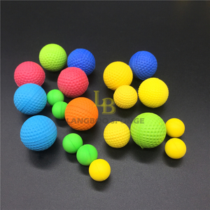 Vente en gros de balles miniatures personnalisées, petites balles en mousse souple pour enfants, mousse PU, 40 mm, balles pour pistolet jouet pour enfants - Product Image 2