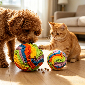 Juguete Interactivo Ecológico de Pelota Olfativa para <span class=keywords><strong>Mascotas</strong></span>, con Diseño de Dibujos Animados, para Entrenamiento de IQ, Rompecabezas, Juego de Buscar <span class=keywords><strong>y</strong></span> Olfatear, Dispensador de Premios, Enriquecimiento - Product Image 1