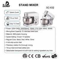 Mélangeur électrique de support de pâte de nourriture de fabricant de gâteau de pain d'aide de gâteau de cuisine à faible bruit 700W