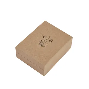 Customized ECO Friendly Natural Kraft Paper Rigid Package GIft Box for Perfume Essential Oil Diffuser