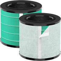 Filter udara pengganti MK08WLX H13 HEPA Karbon Aktif yang dapat dicuci/filtro Kompatibel dengan Pemurni Udara AROEVE MK08W/MK09W