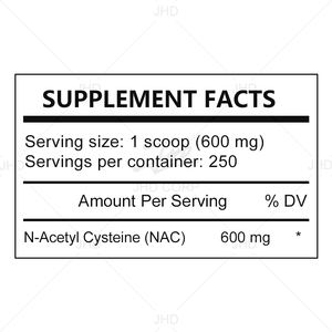 อาหารเสริมแบบผง N-acetyl Cysteine ผลิตจากโรงงานผลิตฉลากส่วนตัว - Product Image 3