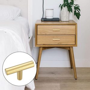 2-Zoll goldene Edelstahl-Schrank knöpfe für Schlafzimmer Badezimmer Wohnzimmer Kommoden Schubladen Verstellbar für Schränke Lager - Product Image 2