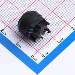 YTSK12-C1W-BN-1D <b>Push</b> <b>Button</b> <b>Switch</b> Through hole Component (THT) <b>Switch</b> - Product Image 2