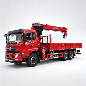 Grúa telescópica de brazo recto DF montada en camión de 14000 kg para mantenimiento municipal - Product Image 1