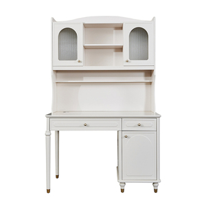 Mesa DE ORDENADOR DE OFICINA ecológica de madera maciza de almacenamiento cómodo de moda de Venta caliente con estantería - Product Image 4
