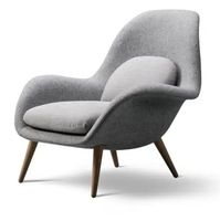Fauteuil convertible capitonné en tissu de lin pour chambre, salon, salle à manger – Confort traditionnel pour la maison et l'appartement