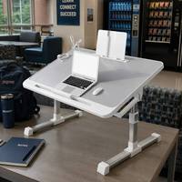 Table de lit pliable pour ordinateur, prix d'usine, support portable pour ordinateur portable à hauteur réglable avec tiroir pour le travail, les études et les enfants