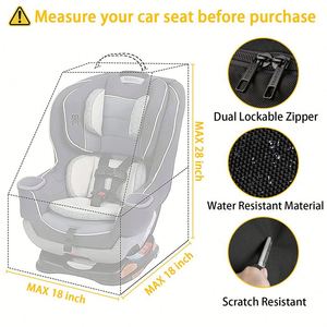 Funda de Asiento de Coche para Bebé Acolchada y Duradera con Logotipo Personalizado, Mochila de Viaje con Correa para el Hombro, Bolsa de Viaje para Avión - Product Image 6