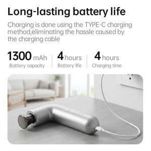 Pistolet de massage musculaire professionnel de haute qualité pour la gym, vibromasseur corporel puissant pour tissus profonds - Product Image 5