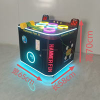Machine de jeu d'arcade Whack-A-Mole miniature à monnayeur, à marteau, avec système de récompense, pour enfants, usage commercial en intérieur, vente en gros