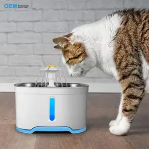 מקורי סיטונאי נירוסטה חיות מחמד מזין מזרקת מים עם מסנן אוטומטי חתול כלב שתיית מים מזרקה