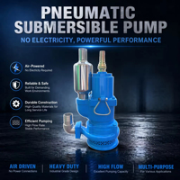 Pompa Sump Pneumatik Industri Efisiensi Tinggi SP-SP30-80 30m³/jam 80m Head Pompa Turbin Berpenggerak Udara untuk Pengolahan Air Laut & Air Limbah