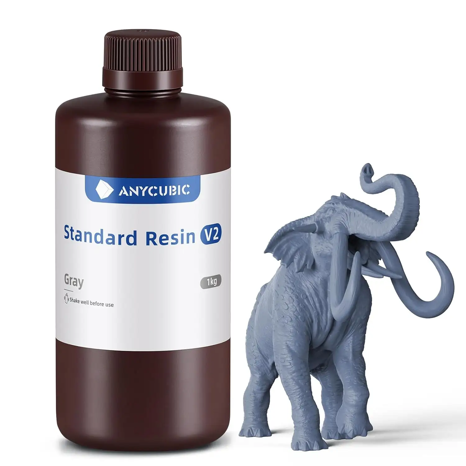 ANYCUBIC UV Standard Resin V2 Enhanced Toughness and Strength for LCD Photon 3D Printer