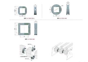 צווארון פיר מפוצל תותב קבוע מרובע ניילון צווארוני פיר מפוצל לתיקון ברגים - Product Image 3