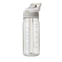 Gourde Sportive Portable en Plastique avec Pulvérisateur, Grande Capacité, Bouteille d'Eau d'Hydratation Estivale pour Garçons, Filles, Étudiants, Utilisation en Extérieur