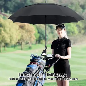 Ombrello da Golf aperto automatico Extra Large doppio baldacchino ventilato ombrelli impermeabili antivento