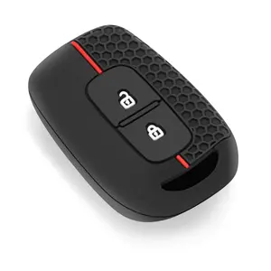 Funda de Silicona para Llave de Coche <span class=keywords><strong>Renault</strong></span> Kwid, Traffic, Symbol, para Dacia Sandero, Logan, Duster 2016 <span class=keywords><strong>2017</strong></span> 2018 - Product Image 4