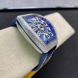 Reloj de Pulsera Automático para Hombre de Alta Gama, con Esfera Azul Náutica, Resistente al Agua, con Diamantes, Fecha y Luminiscencia - Product Image 3