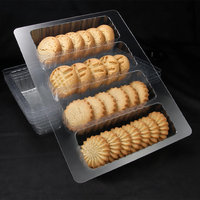 Groothandel Mini Dikte Transparante Gedroogde Vers Gesneden Fruit Wegwerp Blister Plastic PET Verpakkingsdoos voor Afhaal