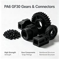 Granulés de nylon PA66 GF30, renforcés à 30 % de fibres de verre, haute résistance, noirs, pour pièces structurelles d'ingénierie aérospatiale XiangLong