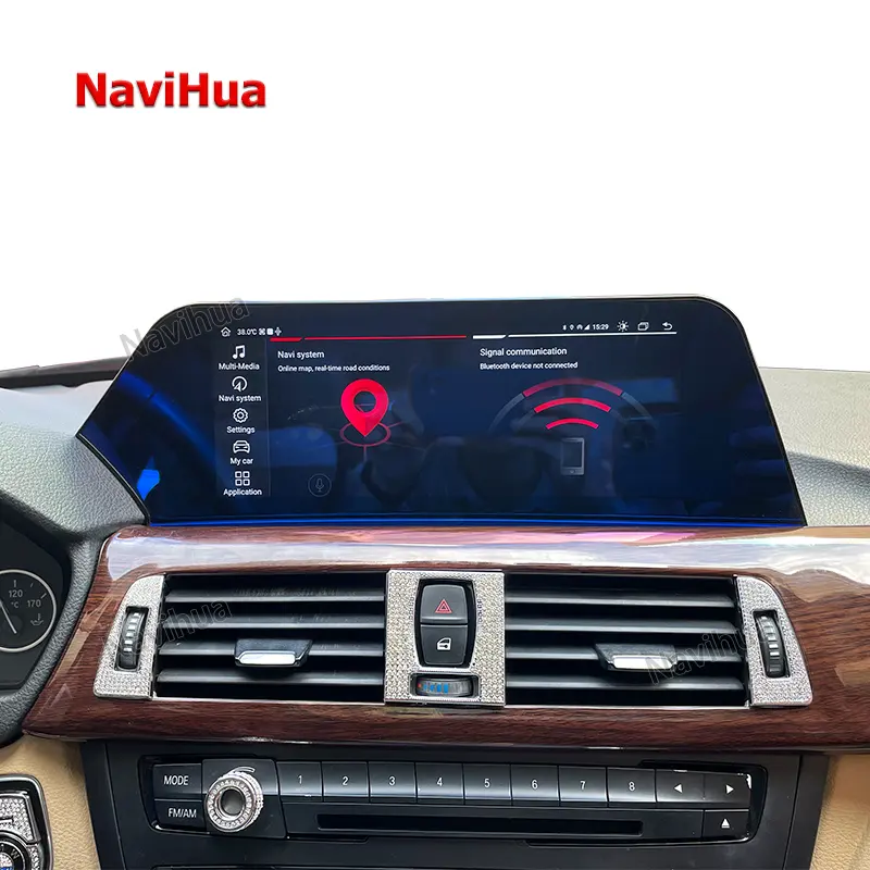 Navihua Autoradio pour Bmw F30 Android Voiture Dvd Gps Système de Navigation Multimédia Unité Principale Affichage IPS Écran Tactile Stéréo Carplay