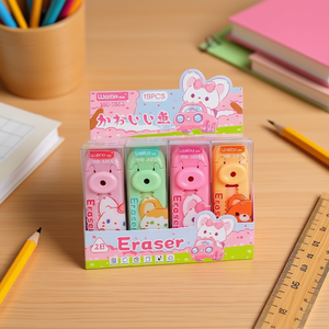 Weico Push Pull Eraser 18Pcs Rubber Eraser For Kids School Supplies - Product Image 2