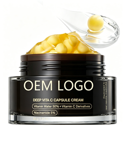 Crème en Capsules Coréenne Anti-Âge Hydratante au Vitamine C, <span class=keywords><strong>Glycérine</strong></span> et Aloe Vera 55g pour Tous Types de Peau - Product Image 1