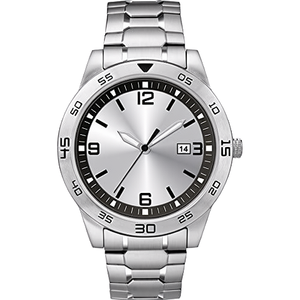 Reloj de Pulsera de Cuarzo para <span class=keywords><strong>Hombre</strong></span> de 42 mm, Correa de Acero Inoxidable Extensible, Visualización de la Hora para Uso Diario y de Negocios, ODM OEM - Product Image 1
