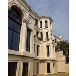 Bồ Đào Nha màu be Lime đá slab tự nhiên đá vôi biệt thự bên ngoài bức tường Ốp trang trí - Product Image 1