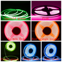 Barre lumineuse linéaire de plafond 12V/24V 4MM COB480 10W, lumière d'ambiance colorée à effet de respiration, basse tension, haute luminosité