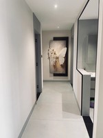 Peinture murale LED de luxe 2026, grande décoration murale 3D effet sable, lampe décorative papillon pour salon et entrée