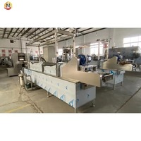 Machine à fabriquer des nouilles instantanées en acier inoxydable, 8000-130000 pièces / 8 heures, ligne de production automatique de nouilles instantanées non frites