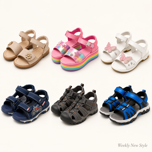 Sandalias para Niños Pequeños, Calzado de Verano para Bebés, Estilos Variados, Suela Suave Antideslizante, Transpirable, Lote al por Mayor, Diseño de Dibujos Animados - Product Image 1