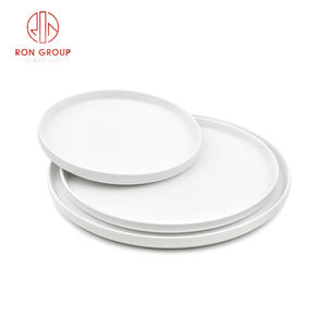 Juego de <span class=keywords><strong>platos</strong></span> de cena de porcelana blanca grande 10,5 moderno-Compra a granel <span class=keywords><strong>para</strong></span> uso en restaurante - Product Image 1