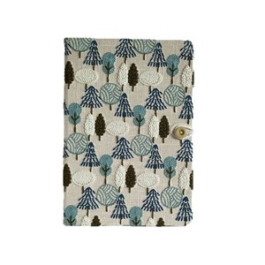 Cuaderno portátil con bordado de tela <span class=keywords><strong>A6</strong></span> de alto valor, diario A5, registro de trabajo, planificador para estudiantes, tamaño A3, encuadernación de costura de hilo de tapa dura - Product Image 2