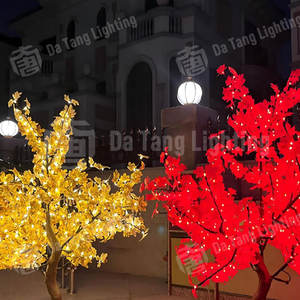 Vente en gros d'usine, lumières d'arbre en fleurs de cerisier LED de couleur personnalisée IP65, garantie 1 an, à intensité variable, pour jardin, patio - Product Image 2