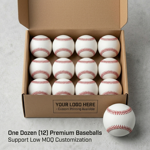 Palline da Baseball all'Ingrosso, Confezione da 12 Pezzi, Misura Ufficiale 9, Fornitura Diretta dalla Fabbrica per Scuole, Club e Squadre - Product Image 1