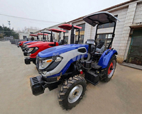 Tracteur agricole à roues thermorésistant pour unité diesel, idéal pour la culture des cultures en terres agricoles tropicales sèches et défrichées, avec fonction de labour rotatif