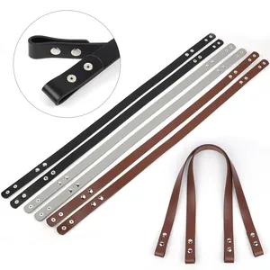 2PCS Bag Belt Detachable PU Leather Handle Lady Shoulder Bag DIY Replacement Accessories Handbag Band Handle Strap Band