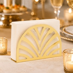 Modern Wrought Iron High-End Restaurant Napkin <b>Holder</b> with Light Eco-Friendly <b>Toilet</b> Paper Shelf for Cross Border Foreign Trade - Product Image 3