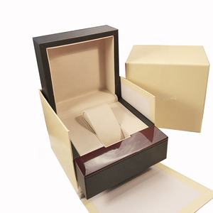 <span class=keywords><strong>Caja</strong></span> de reloj de exhibición personalizada negra de lujo, <span class=keywords><strong>caja</strong></span> de reloj de madera de cuero para <span class=keywords><strong>Longines</strong></span> - Product Image 2