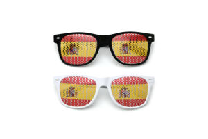 卸売カスタマイズ国旗柄メガネ　おしゃれなユニセックスホワイトフレーム　ファッションカスタム偏光デザイナーサングラス - Product Image 3